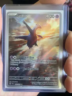 Pokemon Latios TCG Card 203/191 Surging Sparks Illustration, Rare - Image 1