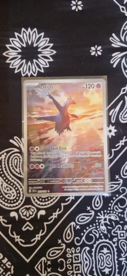 Pokemon TCG Latios Card 203/191 Surging Sparks Illustration Rare - Image 1