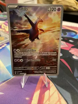 Pokemon TCG Latios Illustration Rare Surging Sparks 203/191 - Image 1
