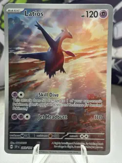 Pokemon TCG Latios Illustration Rare Surging Sparks 203/191 NM English - Image 1
