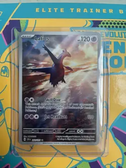 Pokemon Latios TCG Card 203/191 Surging Sparks Illustration, Rare - Image 2