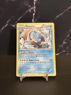 Blastoise 16/101 Plasma Blast Cosmo Holo Rare Pokemon TCG Deck Exclusive LP - Image 1