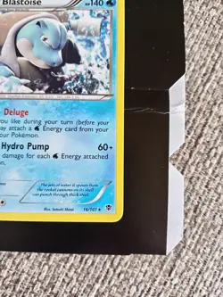 Pokemon TCG Blastoise 16/101 Plasma Blast Non Holo Rare 2013 Pokemon Card - LP - Image 3