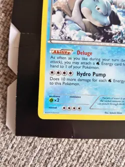 Pokemon TCG Blastoise 16/101 Plasma Blast Non Holo Rare 2013 Pokemon Card - LP - Image 4