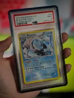 Pokemon 2013 Plasma Blast Blastoise 16/101 Holo Rare PSA 9 Graded - Image 1