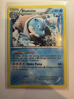 Pokemon TCG Blastoise 16/101 Plasma Blast Holo Rare Near Mint NM/M - Image 1
