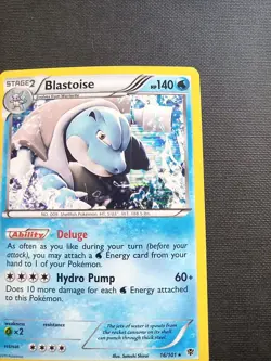 Pokemon Blastoise 16/101 Plasma Blast Rare Holo Near Mint - Image 2