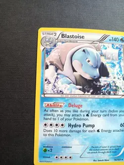 Pokemon Blastoise 16/101 Plasma Blast Rare Holo Near Mint - Image 3