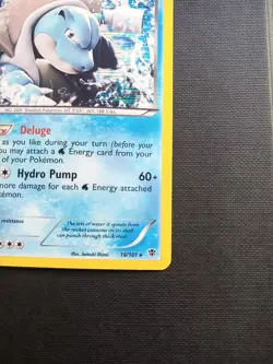 Pokemon Blastoise 16/101 Plasma Blast Rare Holo Near Mint - Image 5