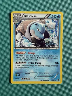 Pokemon TCG Blastoise 16/101 Plasma Blast Holo Rare HP - Image 1