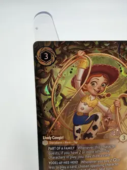 Disney Lorcana Jessie Lively Cowgirl Wilds Unknown 223/204 Enchanted Holo - Image 2