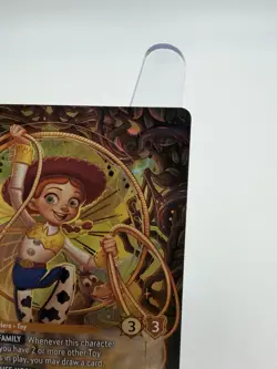 Disney Lorcana Jessie Lively Cowgirl Wilds Unknown 223/204 Enchanted Holo - Image 3
