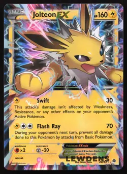Jolteon EX - 28/83 - Ultra Rare - Generations - Pokemon Card - HP/DMG - Image 1