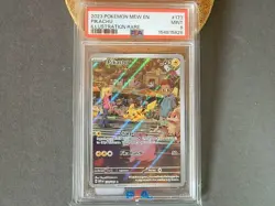 Pokemon Pikachu TCG Scarlet & Violet Card 173/165 Illustration 2023 Rare PSA 9 - Image 1