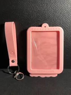 Pokemon Alcremie Pink Silicone Card Holder Keychain Chinese Edition 2024 - Image 4