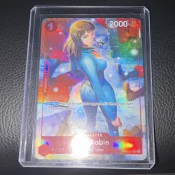 Bandai One Piece Card Game Nico Robin OP05-010 Rare Alt Art Foil EN - Image 1