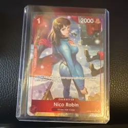 Bandai One Piece Card Game Nico Robin OP05-010 Rare Alt Art Foil EN - Image 3