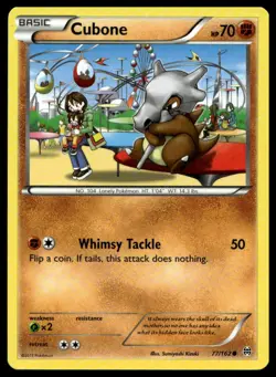 Cubone #77/162 XY - BREAKthrough Near Mint or Better - Pokemon Card - Image 1