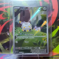Togedemaru 104/094 Phantasmal Flames Illustration Rare IR Pokemon Card Near Mint - Image 3