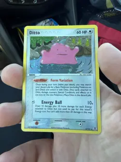 Pokemon Ditto 60 HP Holo Rare EX FireRed & LeafGreen 4/112 Basic 2004 Card - Image 1