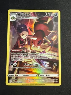 Ariados TG09 - Brilliant Stars Holo Pokemon Card Near Mint (NM) - Image 1