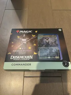 MTG Duskmourn: House of Horror Commander Deck - Miracle Worker *NEW Sealed* - Image 1