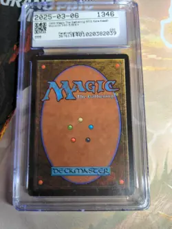 CGC 5.5 MTG BETA Basalt Monolith Magic the Gathering Excellent + - Image 2