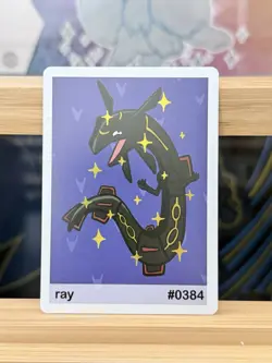 Pookiemoot Gen 3 *HIT* - Ray (Rayquaza) #0384 - Pokemon Fan Art Non TCG - Image 1