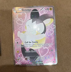 The Pokemon Company Pokemon TCG Emolga RC23/RC25 Full Art Holo Ultra Rare EN - Image 1