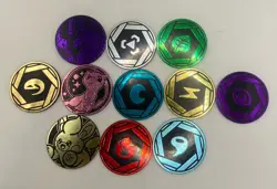 11 X Pokemon Coins Metallic Coins Collectable Discs Pikachu Toys FREE LOCAL POST - Image 2