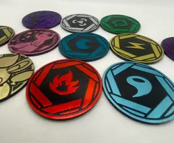 11 X Pokemon Coins Metallic Coins Collectable Discs Pikachu Toys FREE LOCAL POST - Image 3