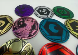 11 X Pokemon Coins Metallic Coins Collectable Discs Pikachu Toys FREE LOCAL POST - Image 4