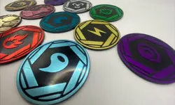 11 X Pokemon Coins Metallic Coins Collectable Discs Pikachu Toys FREE LOCAL POST - Image 5