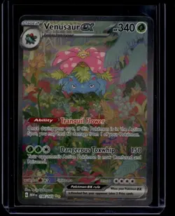 Pokemon TCG Venusaur ex 198/165 Scarlet & Violet 151 Special Illustration NM - Image 1