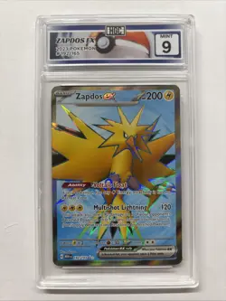 2023 Pokemon Zapdos Ex #192 HGC 9 (sb3) - Image 1