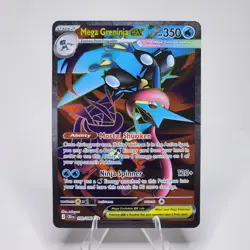 Mega Greninja Ex Full Art 100/086 English Pokemon TCG Chaos Rising Mint Fresh - Image 1