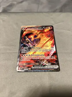 Team Rocket's Moltres ex 229/182 Sv10 Destined Rivals SIR Full Art Holo EX - Image 4