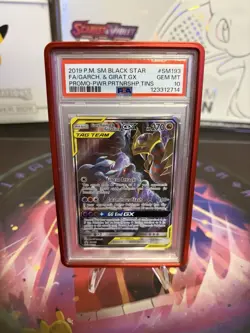 Pokemon 2019 FA/Garchomp & Giratina Gx Black Star Promo #SM193 PSA 10 Gem Mint - Image 1
