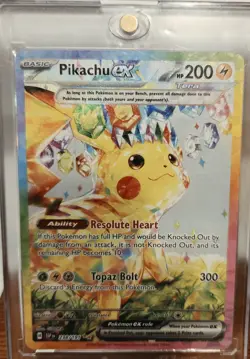 Pokemon Pikachu ex 238/191 Surging Sparks Hyper Rare Holo Full Art - Image 1