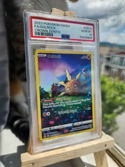 2023 POKEMON SWORD & SHIELD CROWN ZENITH #GG15 FULL ART/SOLROCK PSA 10 POP: 239 - Image 2