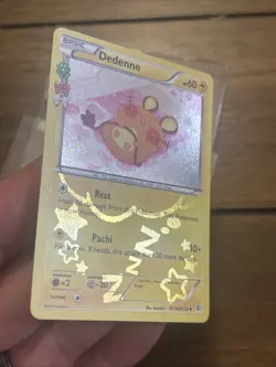 Pokemon TCG Dedenne RC10/RC32 Generations Radiant Collection Holo Reverse foil - Image 3
