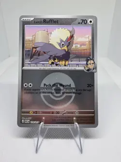 Pokemon TCG Larry's Rufflet 173/217 Poke Ball Reverse Holo EN - Image 1