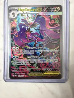Pokemon TCG Chaos Rising #118/086 Mega Dragalge EX Special Illustration Rare - Image 2