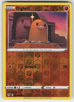Diglett 084 Reverse Holo 189 C Darkness Ablaze Pokemon Lightly Played - Image 1