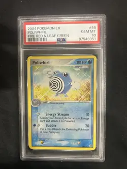 Pokemon Poliwhirl 46/112 FireRed & LeafGreen Uncommon Regular PSA 10 2004 POP 10 - Image 1