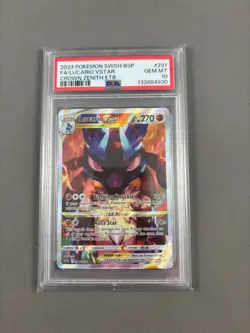 Pokemon Crown Zenith Lucario VSTAR Black Star Promo Holo #SWSH291 PSA 10 - Image 1