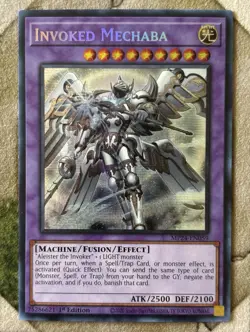 YuGiOh INVOKED MECHABA Prismatic Secret Rare MP24-EN059 - Image 2