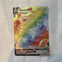 Pokemon Snorlax VMAX 206/202 Secret Rare Full Art Holo Sword & Shield 340 HP - Image 1