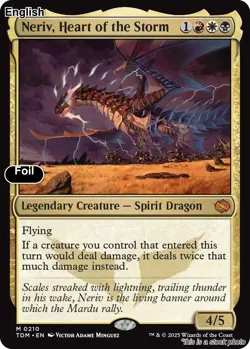 Neriv, Heart of the Storm EN [TDM - 210] - MP [Foil] TCG MTG - Image 1