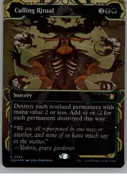 Culling Ritual 62 R Secrets of Strixhaven: Mystical Archive Foil NM - Image 1